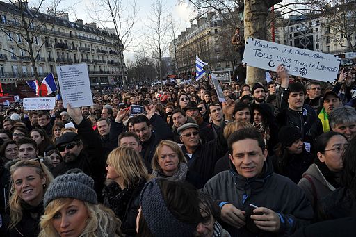 The March for Liberty and Freedom in Paris on the first day of this Chuwen trecena in 2015. Photo Credit: Sébastien amiet;l [CC BY 2.0], via Wikimedia Commons